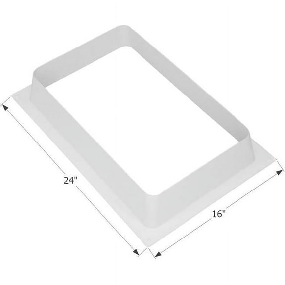 Icon Technologies 22 x 14 in. RV Skylight Garnish for SL1422, Polar White