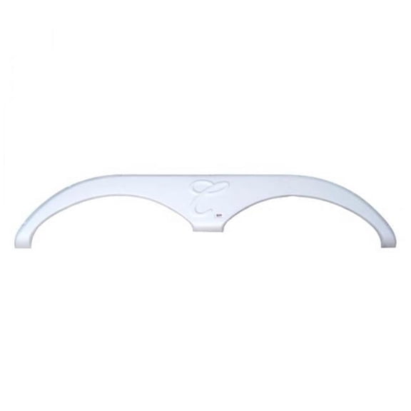Icon Technologies ICR01655 Tandem Fender Skirt for Forest River Cardinal Model, Polar White