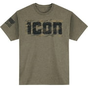 Icon Tiger Blood Mens Short Sleeve T-Shirt Olive Heather 3XL