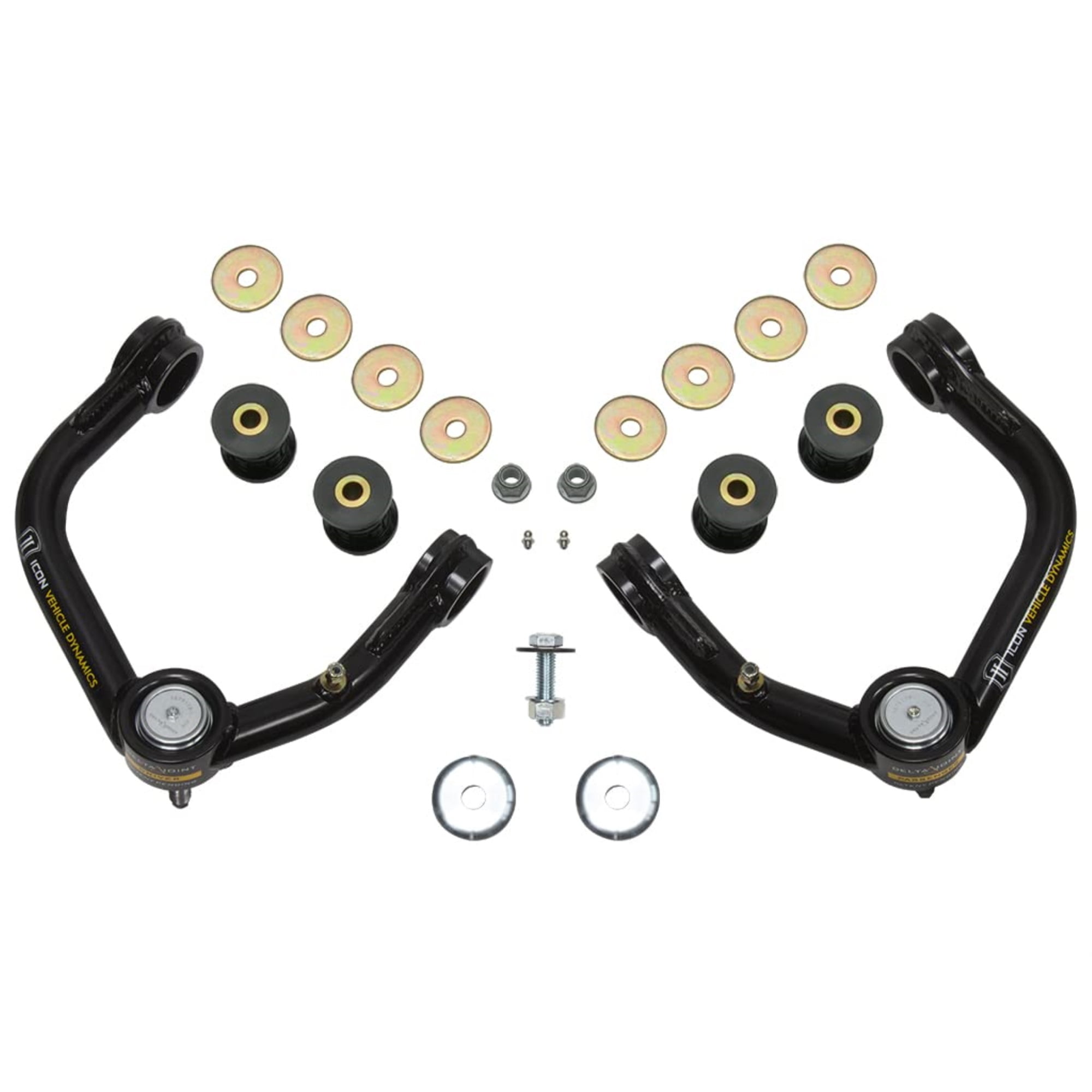 ICON Tubular Upper Control Arm w/Delta Joint Kit, Compatible with 1996-04 Tacoma/96-02 4Runner, 58400DJ