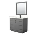thumbnail image 1 of Wyndham Collection WCF111142SGBGTUNSM34 Icon 42" Free Standing Single Basin Vanity Set -, 1 of 7