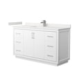 thumbnail image 1 of Wyndham Collection WCF111160SWHWQUNSMXX Icon 60" Free Standing Single Basin Vanity Set -, 1 of 7