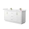 thumbnail image 1 of Wyndham Collection Wcf111166d-Qtz-Unsmxx Icon 66" Free Standing Double Basin Vanity Set -, 1 of 7
