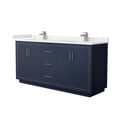 thumbnail image 1 of Wyndham Collection WCF111172DBNWQUNSMXX Icon 72" Free Standing Double Basin Vanity Set -, 1 of 7