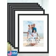 thumbnail image 1 of Icona Bay 11x14 Black Picture Frames w/ Mat for 8x10 Photo, Contempo-Modern Style, 6 Pack, Noble Collection (US Company), 1 of 7