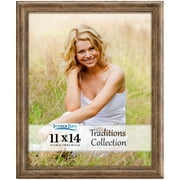 Icona Bay 11x14 Chestnut Brown Picture Frame, Traditional Style, 1 Pack, Traditions Collection (US Company)