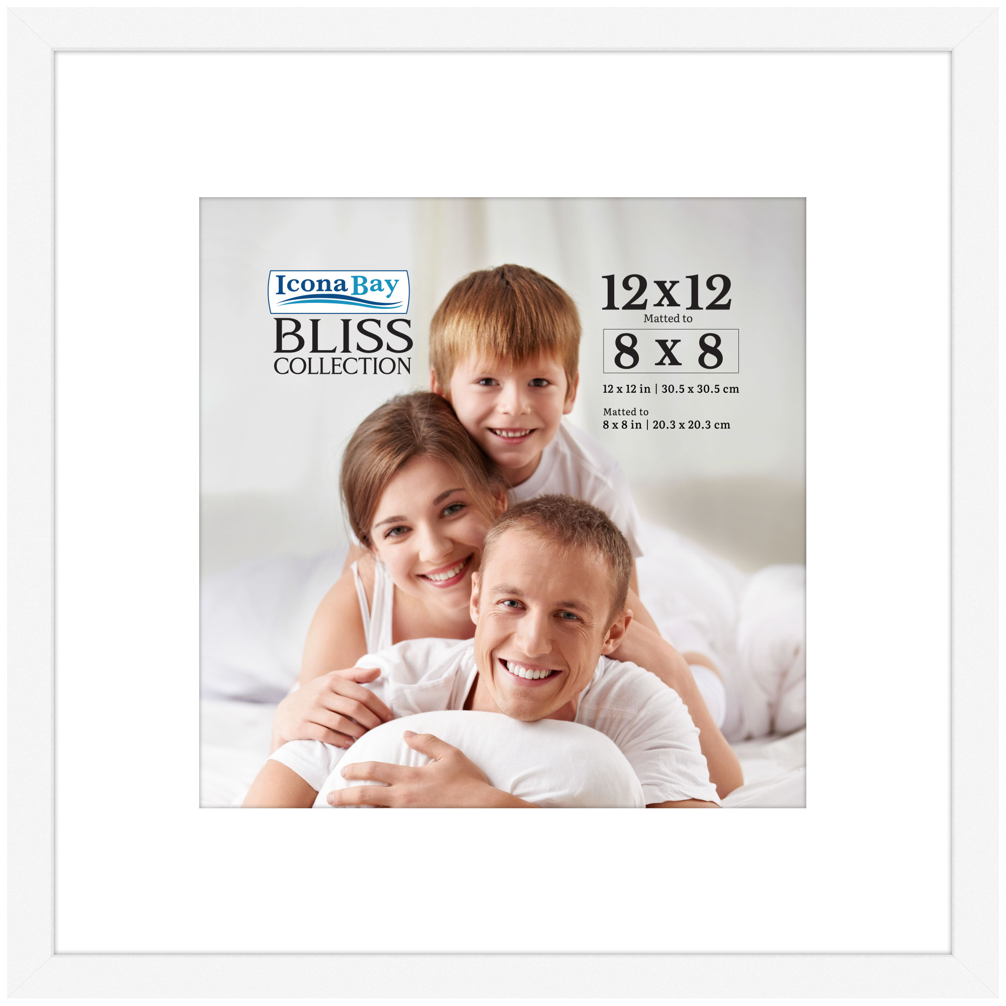 Icona Bay – Set Di Cornici Contemporanee Maestro 4x6 Con Passepartout Intercambiabile