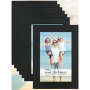Icona Bay 4x6 Black Picture Frames, 12 Pack, Exclusives Collection (US Company)