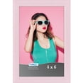 thumbnail image 1 of Icona Bay 4x6 Pastel Pink Solid Wood Picture Frame, 1 Pack, Pizzazz Tabletop Frames, 1 of 7