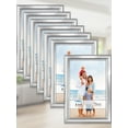 thumbnail image 1 of Icona Bay 4x6 Silver Tabletop Picture Frames, Modern Contemporary Style, 12 Pack, Maestro Collection (US Company), 1 of 7