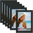thumbnail image 1 of Icona Bay 5x7 Black Picture Frames, Shabby-Chic Style, Inspirations Collection, 6 Pack, 1 of 7
