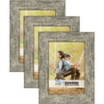 thumbnail image 1 of Icona Bay 5x7 Brown Oak Picture Frames, 3 Pack, Barnwood Tabletop Frames, 1 of 8