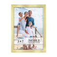 thumbnail image 1 of Icona Bay 5x7 Brushed Gold Picture Frame, Contempo-Modern Style, 1 Pack, Noble Collection (US Company), 1 of 7