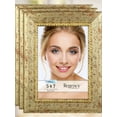 thumbnail image 1 of Icona Bay 5x7 Gold Picture Frames, 3 PK, Regency Tabletop Frames, 1 of 7