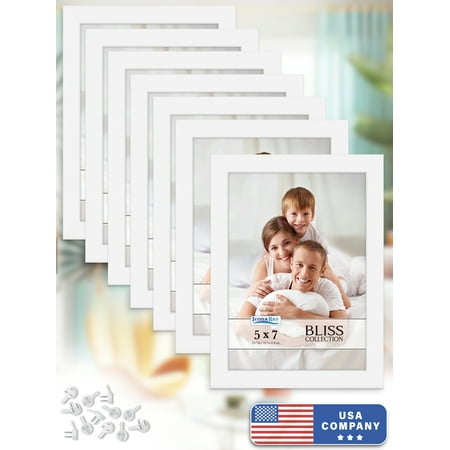 Icona Bay 5x7 White Picture Frames, 12 Pack, Bliss Tabletop Frames