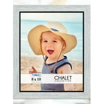 Icona Bay 8x10 Loft Gray Picture Frame, Modern Rustic Style, 1 Pack, Chalet Collection (US Company)