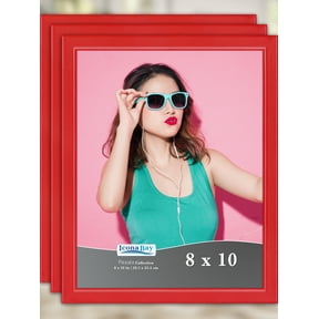 Red Picture Frames for Home Decor in Various Sizes and Styles