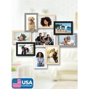 Icona Bay 11x14 Inch Gold Picture Frame — Elegante Collection, With Glass, Wall Mount Or Table Top Display