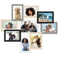 Icona Bay Collage Picture Frames, Multicolored, One 5x7 & Eight 4x6