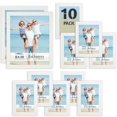 thumbnail image 1 of Icona Bay Mixed Sizes White Picture Frames, 10 Pack, Exclusives Collection (US Company), 1 of 8