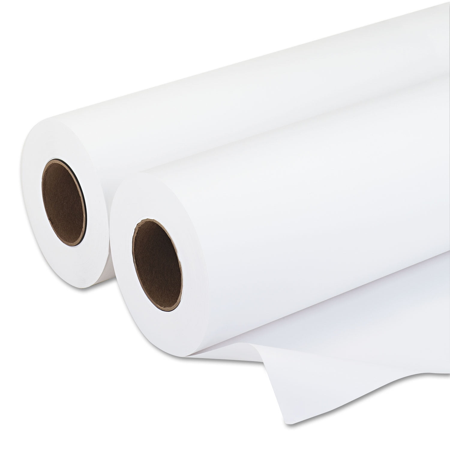 Iconex Amerigo Wide-Format Paper 3" Core 20 lb 18" x 500 ft Smooth White 2Pk