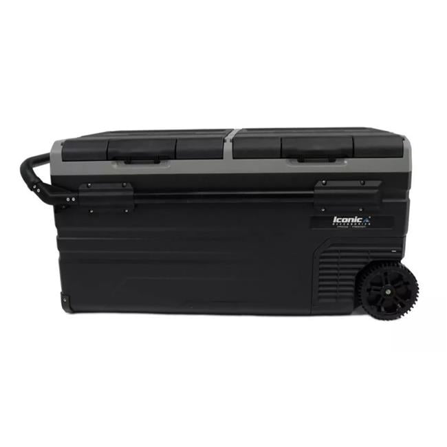 Iconic Accessories 820-95 95 Liter Dual Zone Fridge or Freezer - Black ...