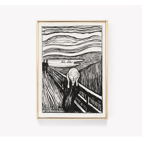 Iconic Art The Scream Munch Wall Art