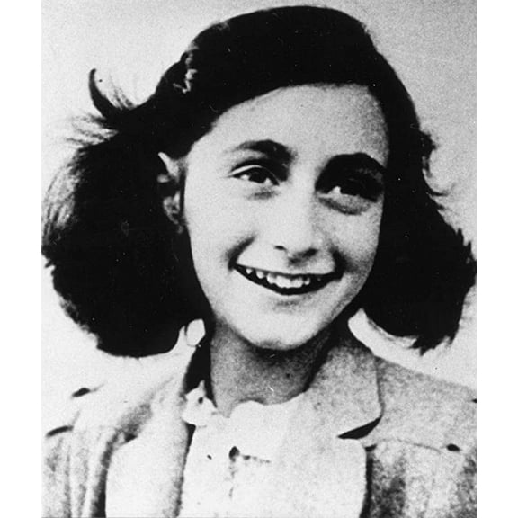 Iconic Arts Laminated 14x17 Poster: History Images Anne Frank HD and Background Photos 38721583