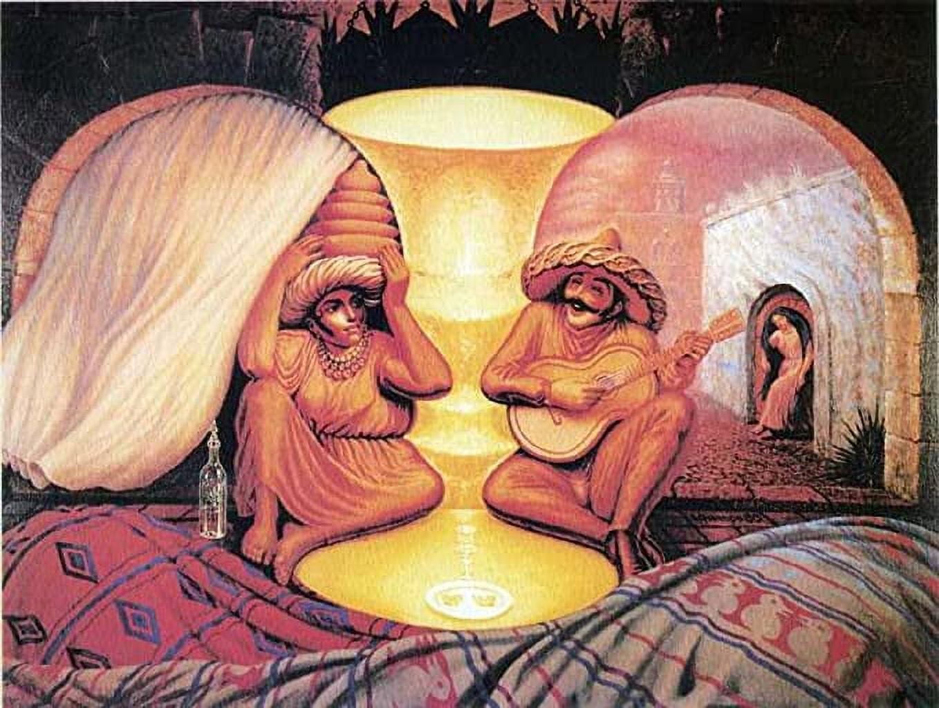 Iconic Arts Famous Artist Poster: Salvador Dali, 19x14