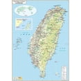 thumbnail image 1 of Iconic Arts Laminated 24x33 Poster: Taiwan Travel Map, Taiwan Tourist Map, Taiwan Attraction Map, 1 of 4