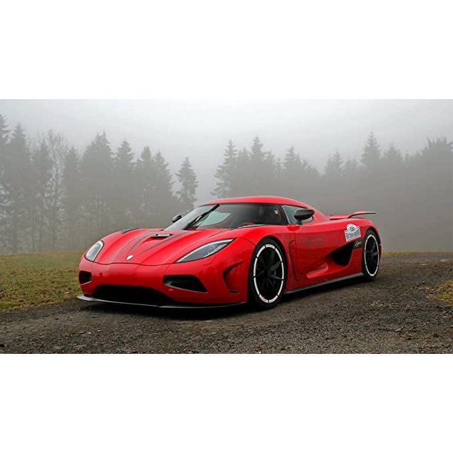 Iconic Arts Laminated 26x15 Poster: Koenigsegg Agera R - 1140HP ...
