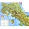 thumbnail image 1 of Iconic Arts Laminated 29x24 Poster: Road Map - Large Detailed Road and Topographical map of Costa Rica. Costa Rica Large Road and Topographical, 1 of 4