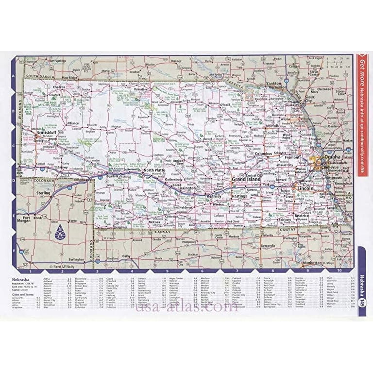 Map Of Nebraska Cities Nebraska Road Map