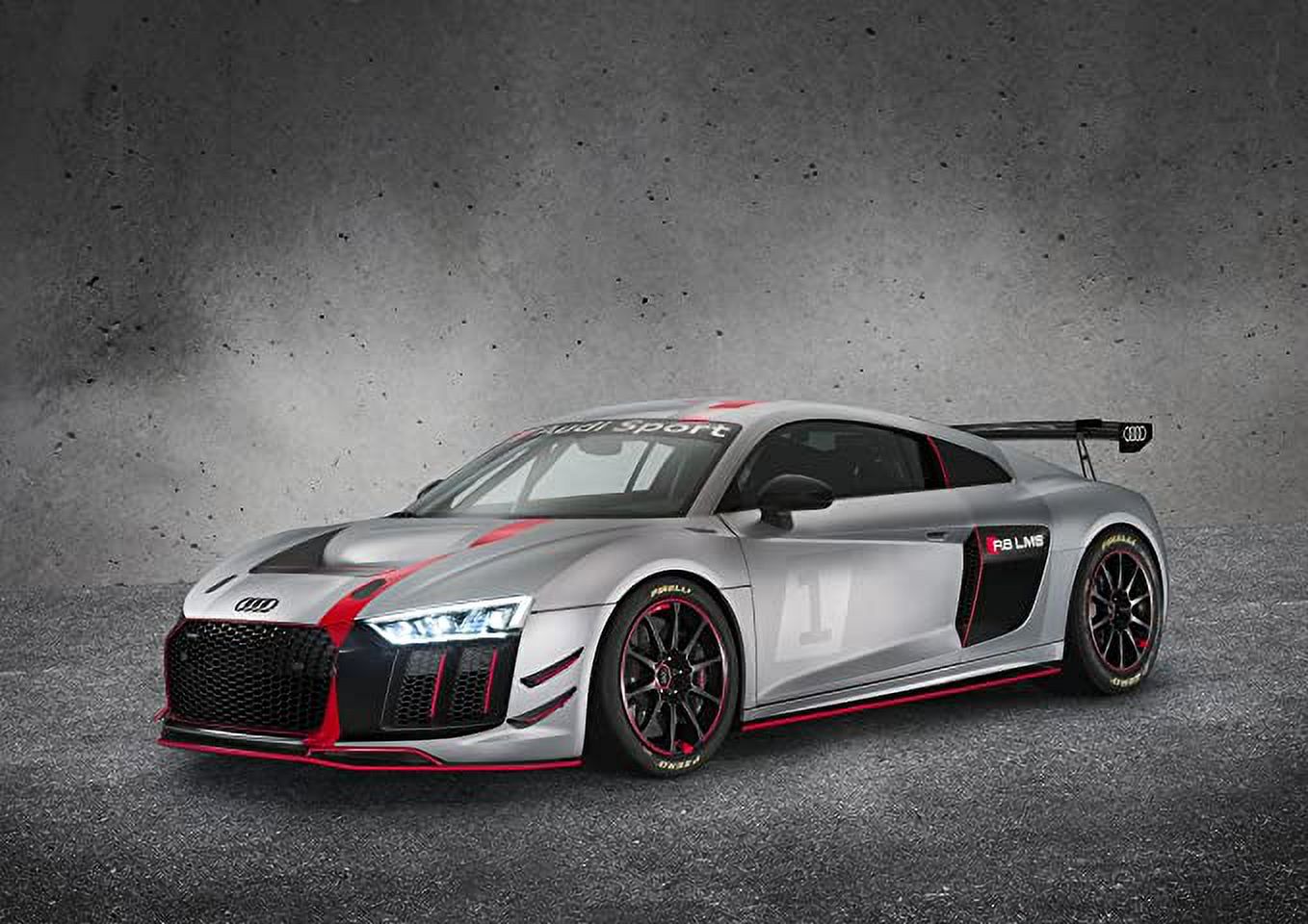 Iconic Arts Laminated 33x24 Poster: New Audi R8 LMS GT4 - Walmart.com