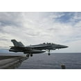 thumbnail image 1 of Iconic Arts Laminated 33x24 inches Poster: Aircraft Jet Military F-18 Super Hornet Navy Aircraft Carrier Launch Flight Aviation Airplane Plane Ship Vessel Nautical Maritime Sea Ocean Flat Top, 1 of 4