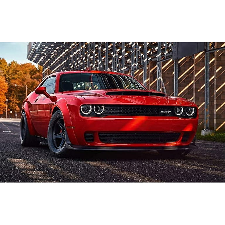 Iconic Arts Laminated 42x24 Poster: 2018 Dodge Challenger