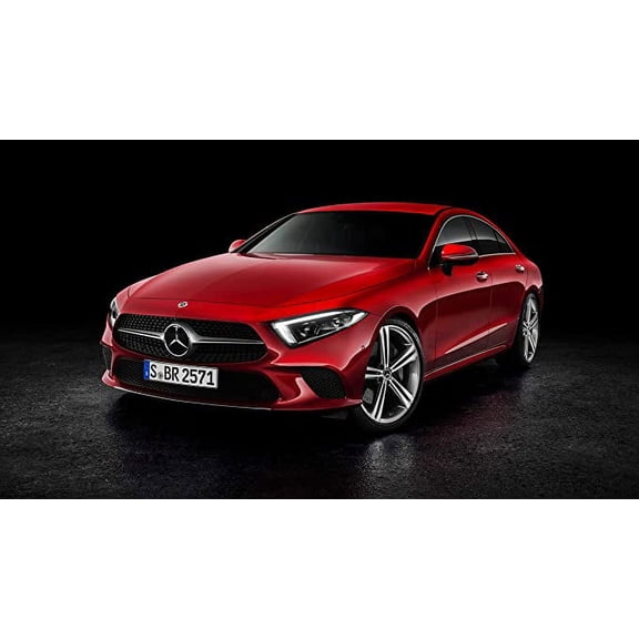 Iconic Arts Laminated 42x24 Poster: Mercedes Benz CLS 450 2018 4k HD