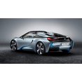 thumbnail image 1 of Iconic Arts Supercar Laminated 24x36 Poster: BMW i8 Roadster Luxury Sports Car, 1 of 4