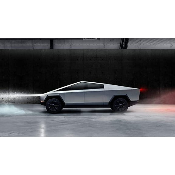 Iconic Arts Supercar- Tesla Cybertruck Laminated 18x24 Poster