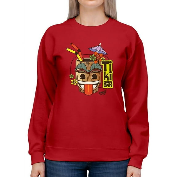 Iconic Beach Club Trendy Graphic Women's Sweatshirt
