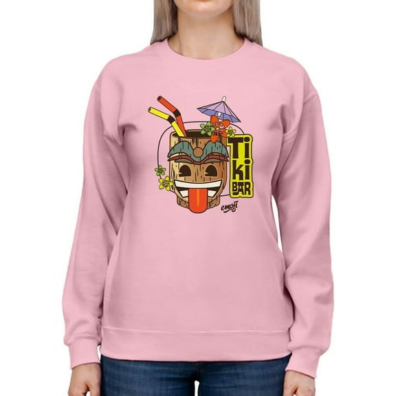 Iconic Beach Club Trendy Graphic Women's Sweatshirt