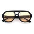 thumbnail image 1 of Iconic Classy Luxe Thick Metal Core Arm Racer Sunglasses Black - Beige, 1 of 8