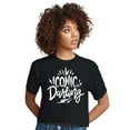 thumbnail image 1 of Iconic Darling - Juniors Cropped Cotton Blend T-Shirt, 1 of 4