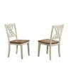 thumbnail image 1 of Iconic Furniture CH56-CL-BI Double X-Back Dining Chair, Caramel & Biscotti - Set of 2, 1 of 1