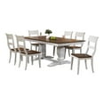 thumbnail image 1 of 7-Pc Rubberwood Dining Set in Cocoa Brown/Cotton White, 1 of 6