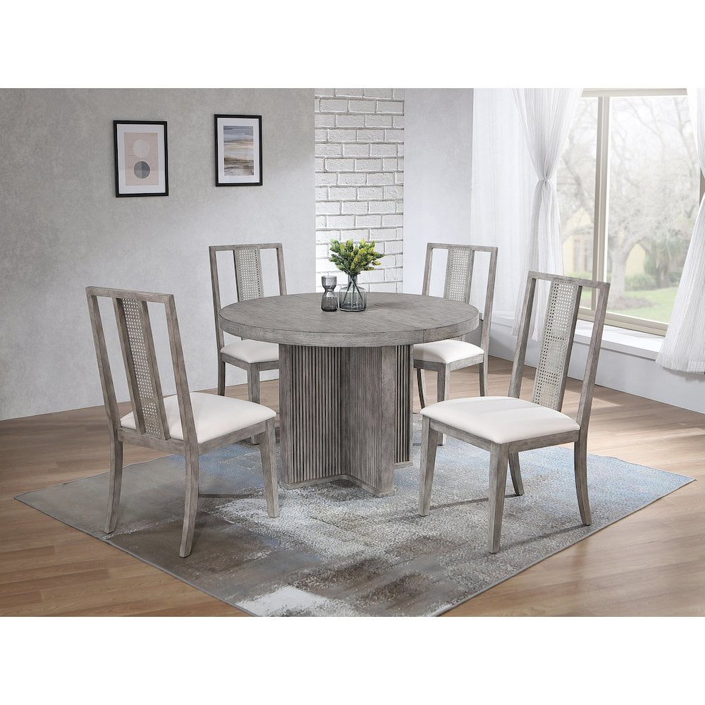 Iconic Furniture Company Ripple Dining Table & Max 5-Piece Dining Set ...