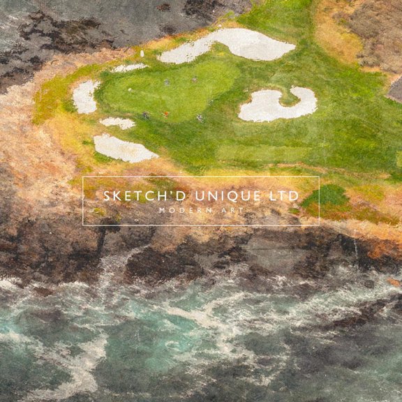 Iconic Golf Destinations Landscape Travel Art Print Sports Poster 16x24 UNFRAMDE