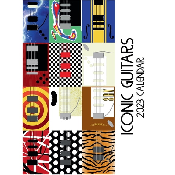 Iconic Guitars 2023 Calendar, (Hardcover)