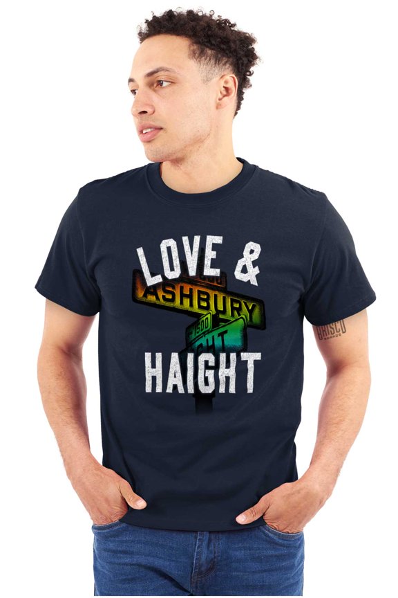 Iconic Haight Ashbury San Francisco Plus Size Crewneck Graphic Tee Shirt Brisco Brands 5X