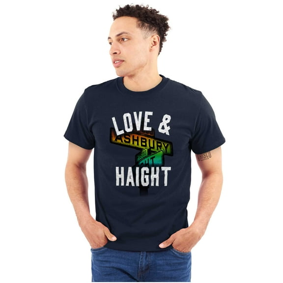 Iconic Haight Ashbury San Francisco Plus Size Crewneck Graphic Tee Shirt Brisco Brands 2X